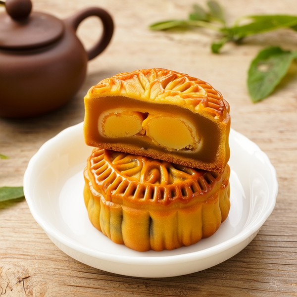 椰蓉月饼图