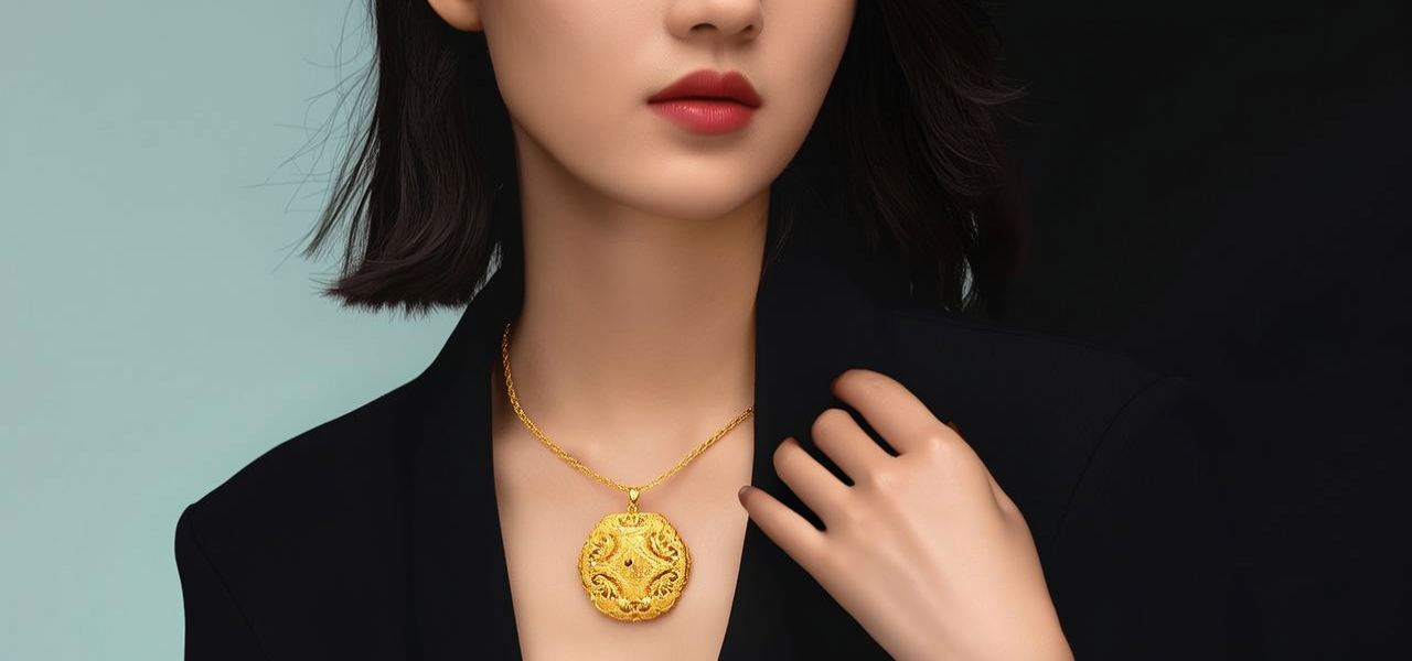 金项链真实图片